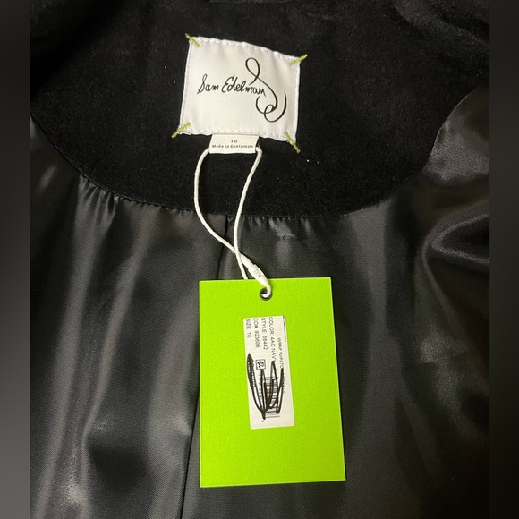 New With Tags Sam Edelman Wrap Coat With Patch Pockets Size 10 - Picture 8 of 11